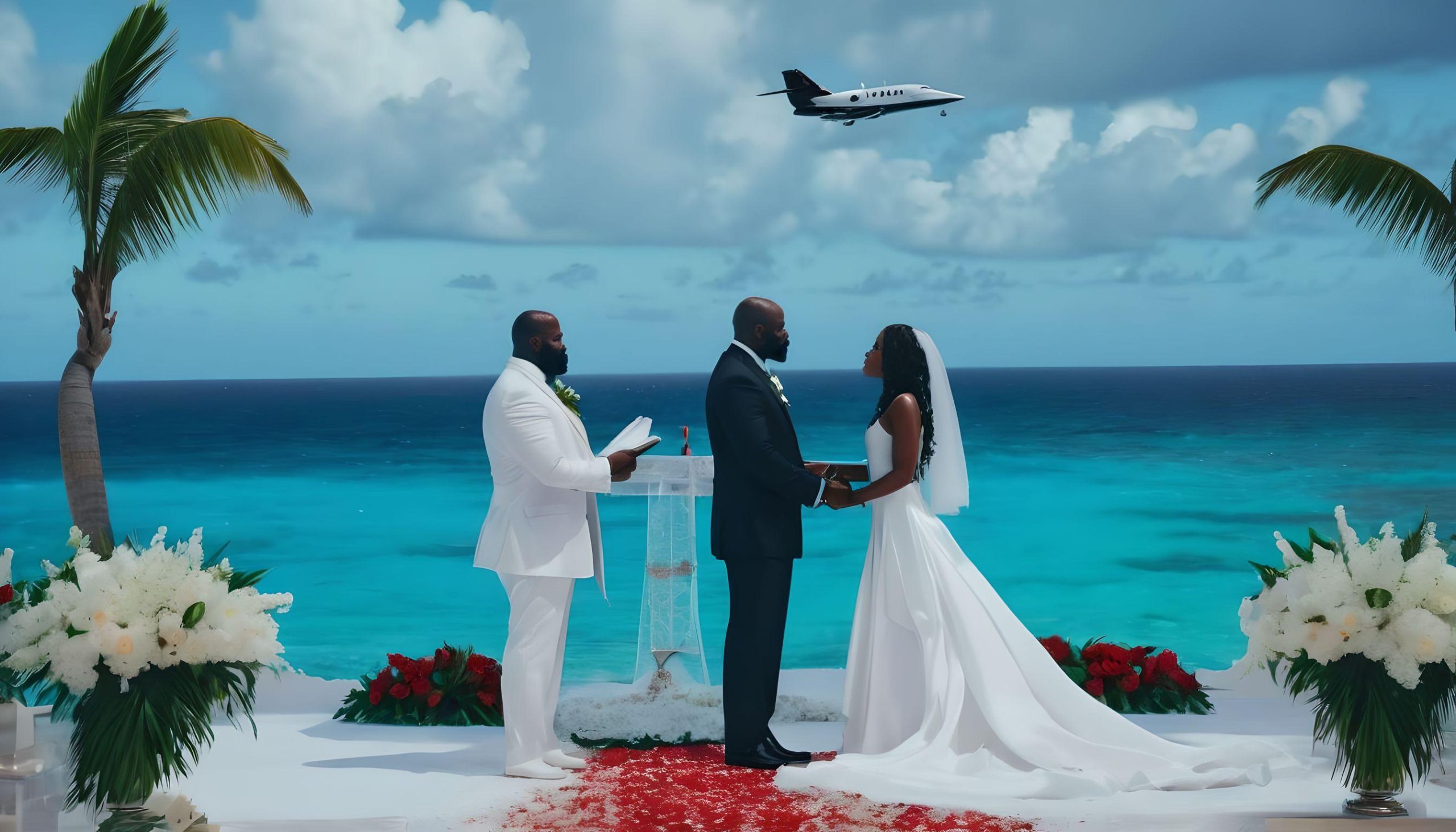 A IA imagina o casamento de Aaliyah e Damon Dash, se o jatinho dela não tivesse caído